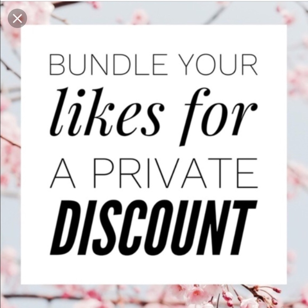 Bundle any 2 or more items and receive a discount